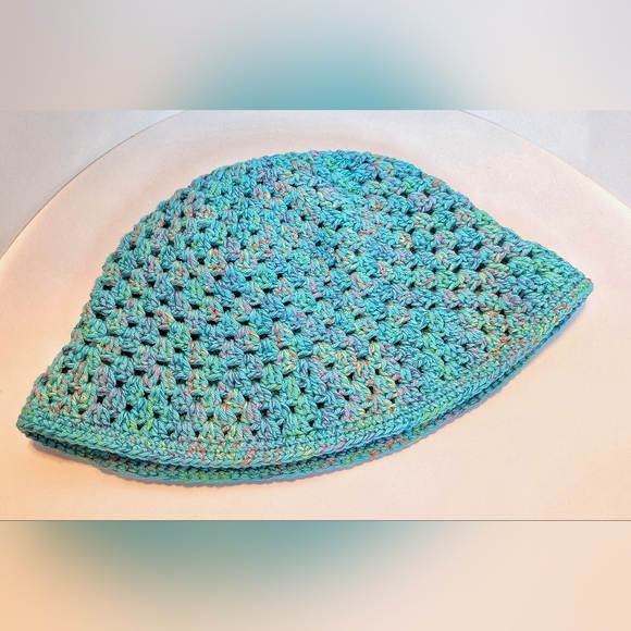 NEW, Crochet sunny bucket hat, handmade, 100% cotton - Picture 8 of 8